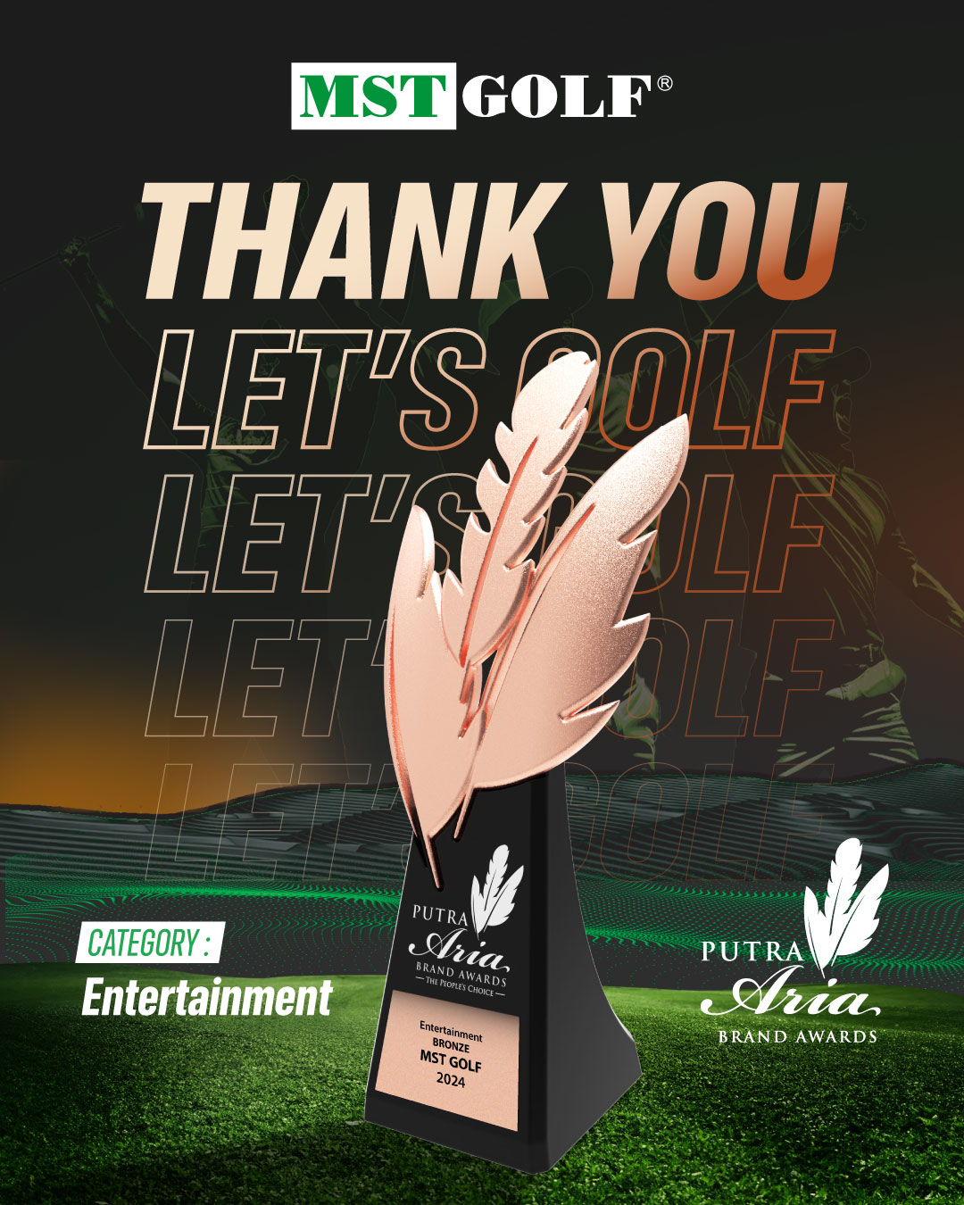 MST Golf Clinches Second Win at the Putra Aria Brand Awards 2024 - MST ...